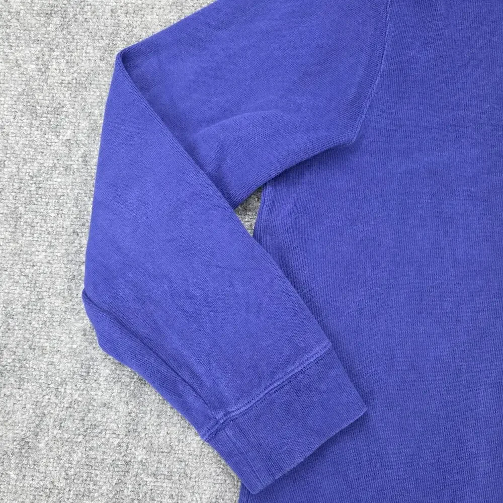 Polo Ralph Lauren Sweater Mens XXL Blue 1/4 Zip Pullover Red Pony Knit Preppy - Picture 10 of 16